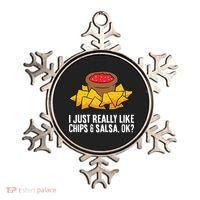 I Just Really Like Chips And Salsa Ok Tortilla Chips Ornament thumb 0