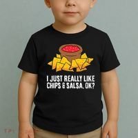 I Just Really Like Chips And Salsa Ok Tortilla Chips Toddler T-Shirt thumb 2