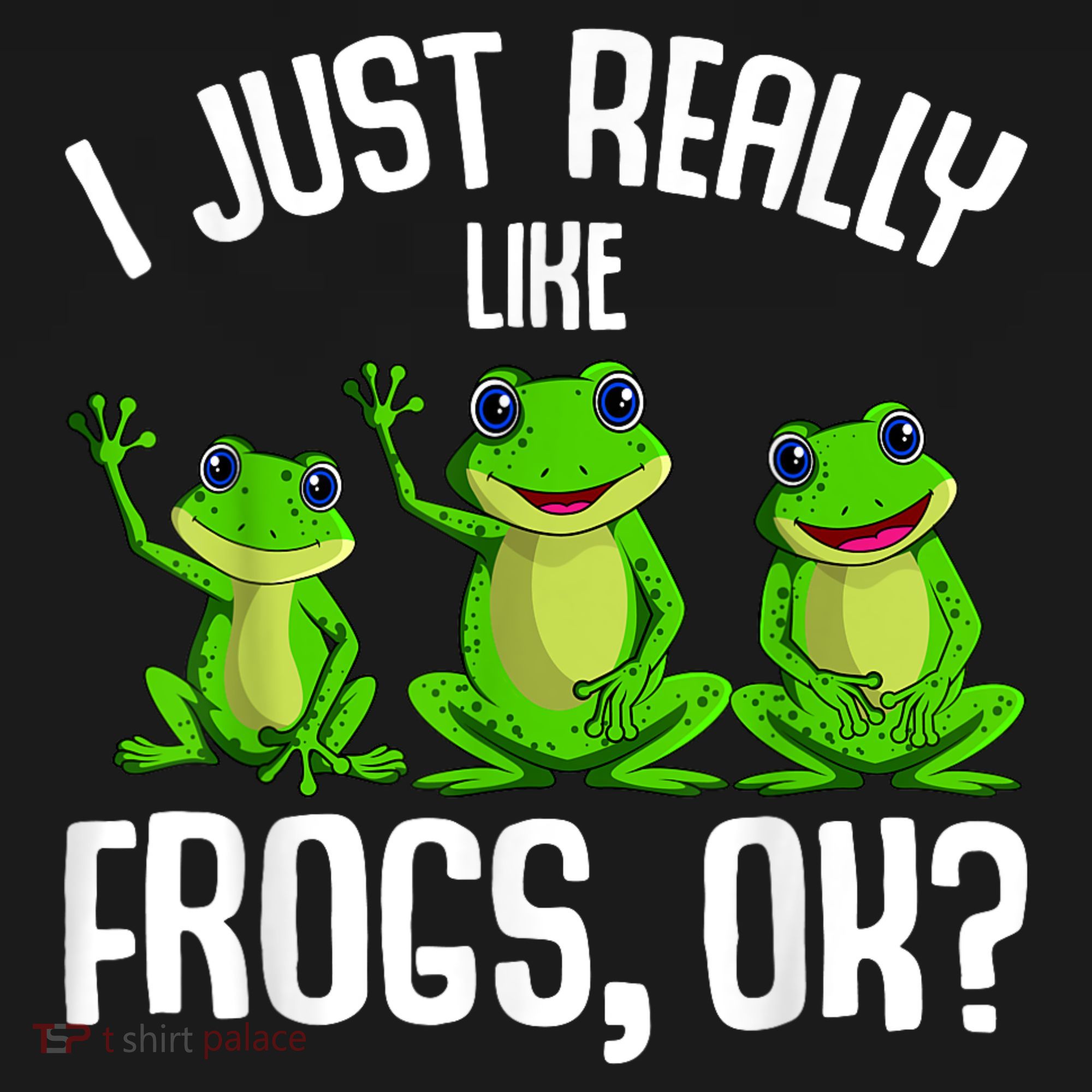I Just Really Like Frogs Yupoong Adult 5-Panel Trucker Hat