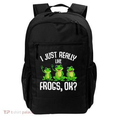 I Just Really Like Frogs Backpack