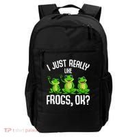 I Just Really Like Frogs Backpack thumb 0