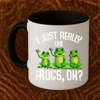 I Just Really Like Frogs Coffee Mug thumb 2