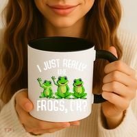 I Just Really Like Frogs Coffee Mug thumb 3