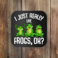 I Just Really Like Frogs Coaster thumb 0