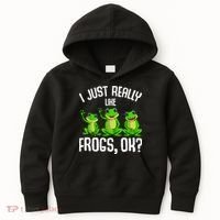I Just Really Like Frogs Kids Hoodie thumb 0