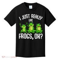 I Just Really Like Frogs Kids T-Shirt thumb 0