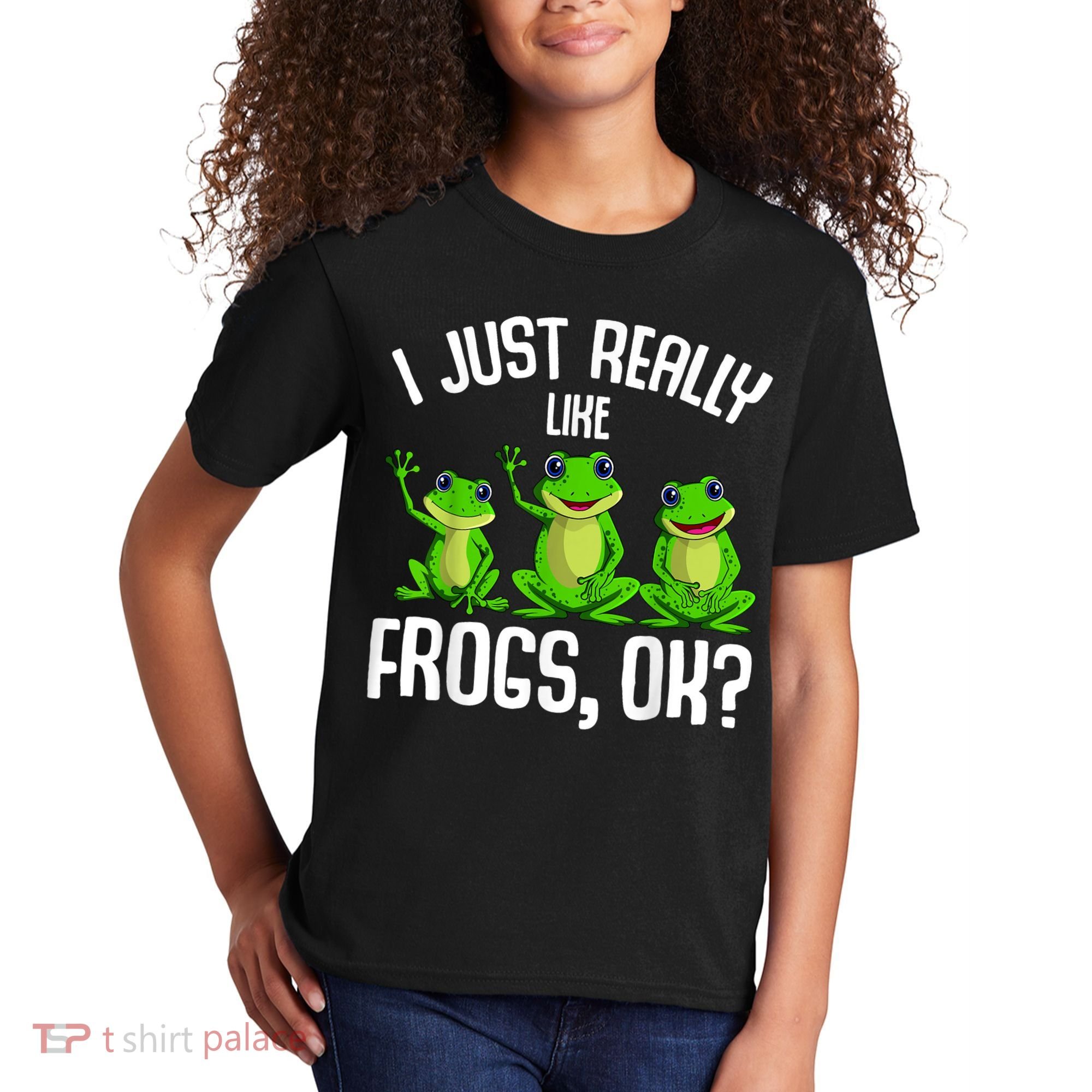 I Just Really Like Frogs Kids T-Shirt