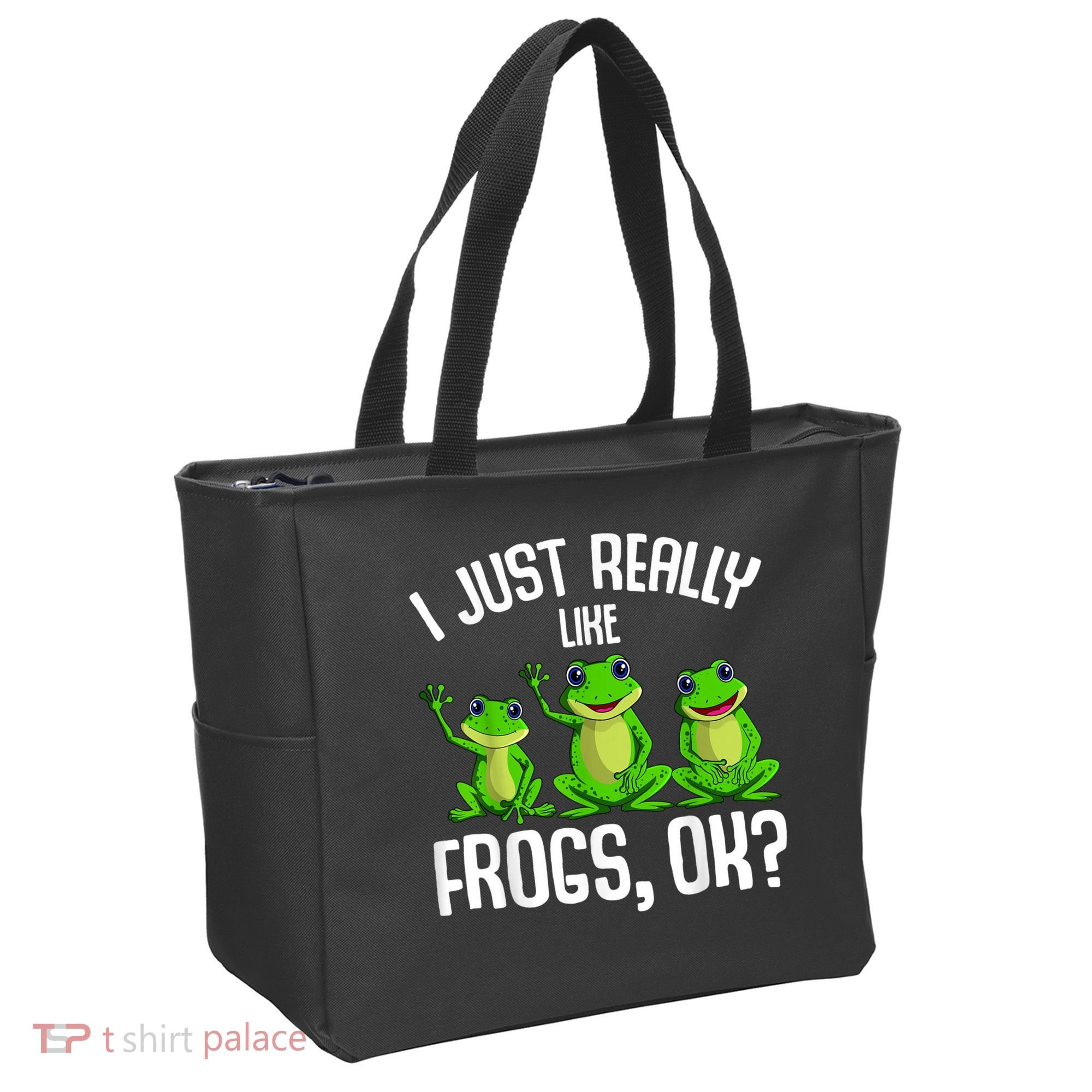 I Just Really Like Frogs Tote Bag