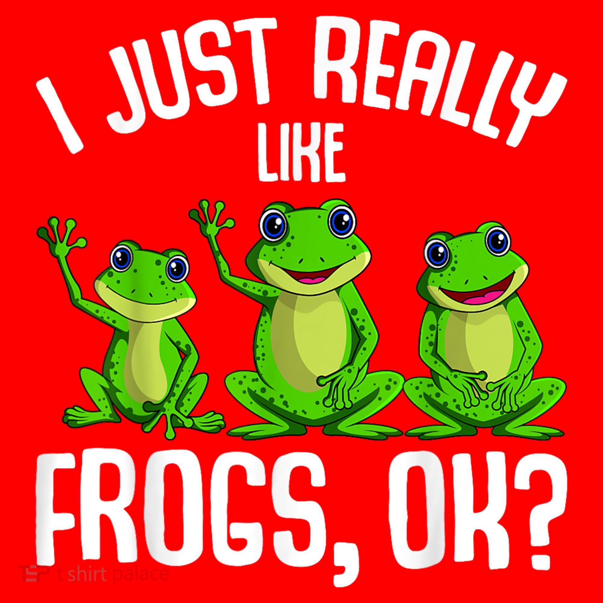 I Just Really Like Frogs Santa Hat