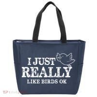 I Just Really Like Birds Ok Tote Bag thumb 0