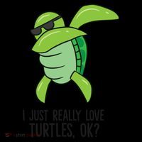 I Just Really Love Turtles Ok? Dabbing Turtle Gift Coffee Mug thumb 5