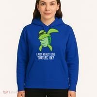 I Just Really Love Turtles Ok? Dabbing Turtle Gift Hoodie thumb 5