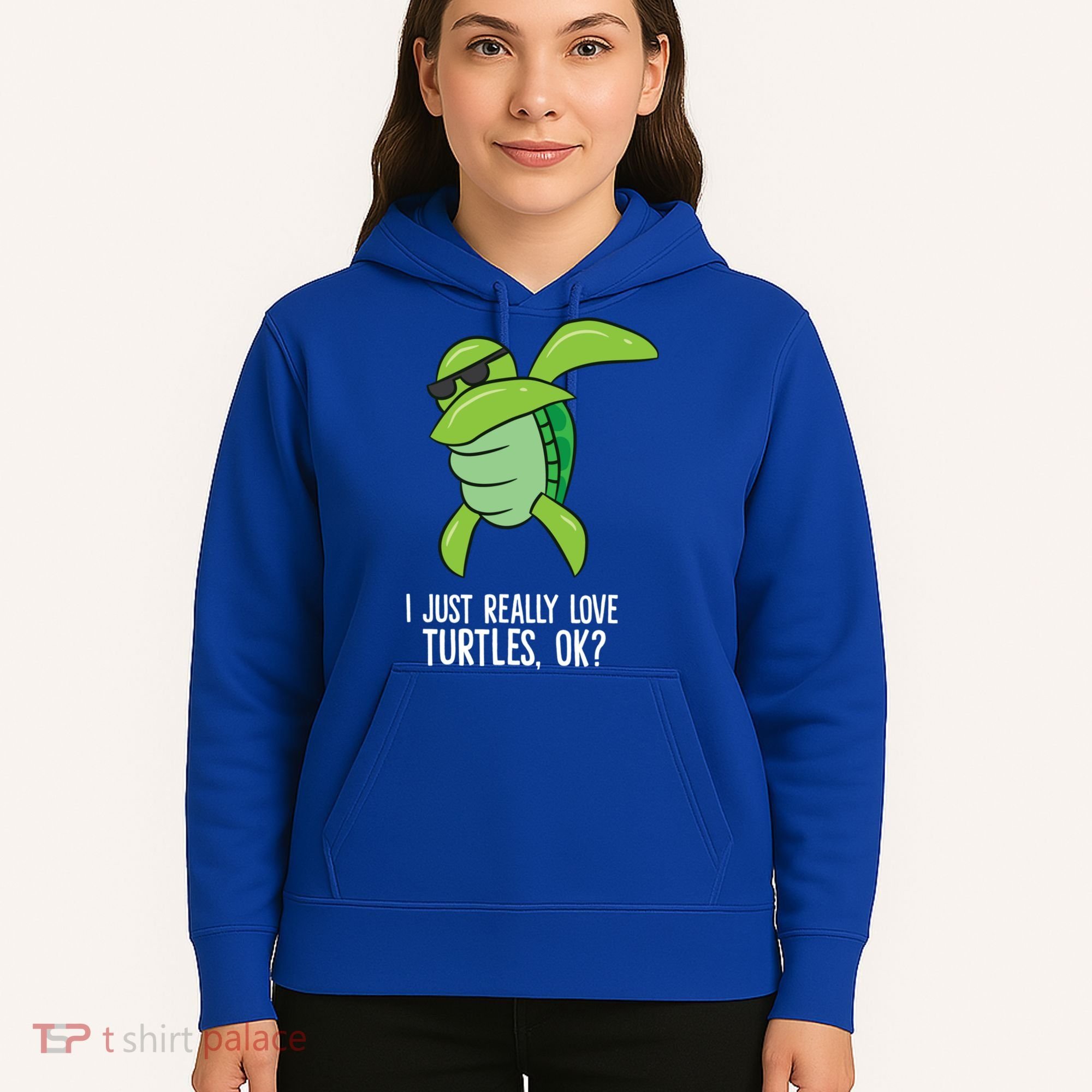 I Just Really Love Turtles Ok? Dabbing Turtle Gift Hoodie