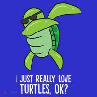 I Just Really Love Turtles Ok? Dabbing Turtle Gift Mousepad thumb 1
