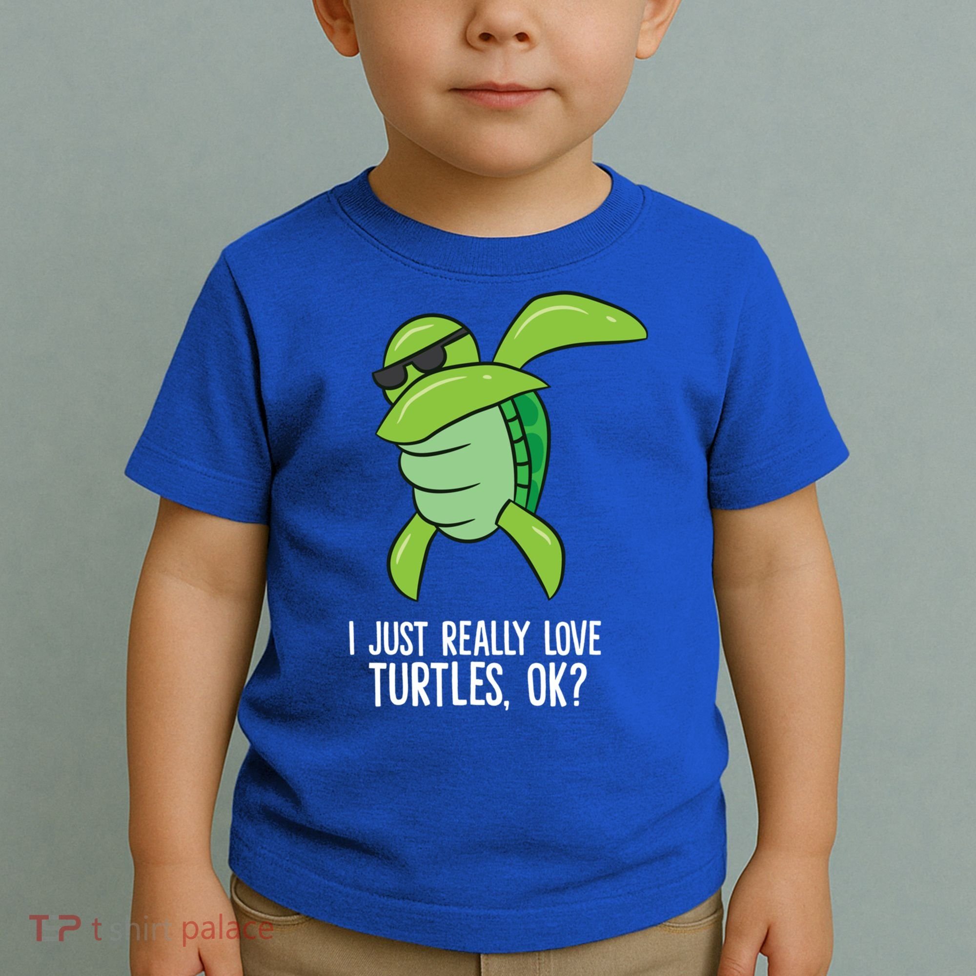 I Just Really Love Turtles Ok? Dabbing Turtle Gift Toddler T-Shirt