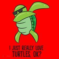 I Just Really Love Turtles Ok? Dabbing Turtle Gift Santa Hat thumb 1
