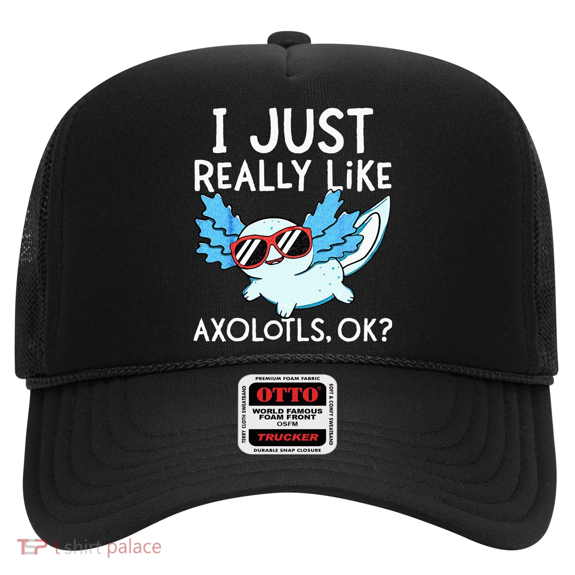 I Just Really Like Axolotls Ok Kawaii Axolotl Hat
