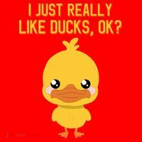 I Just Really Like Ducks Ok? Funny Cute Little Yellow Duck Gift Santa Hat thumb 1