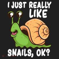 I Just Really Like Snails Ok Funny Snail Lover Gift Great Gift Hat thumb 2