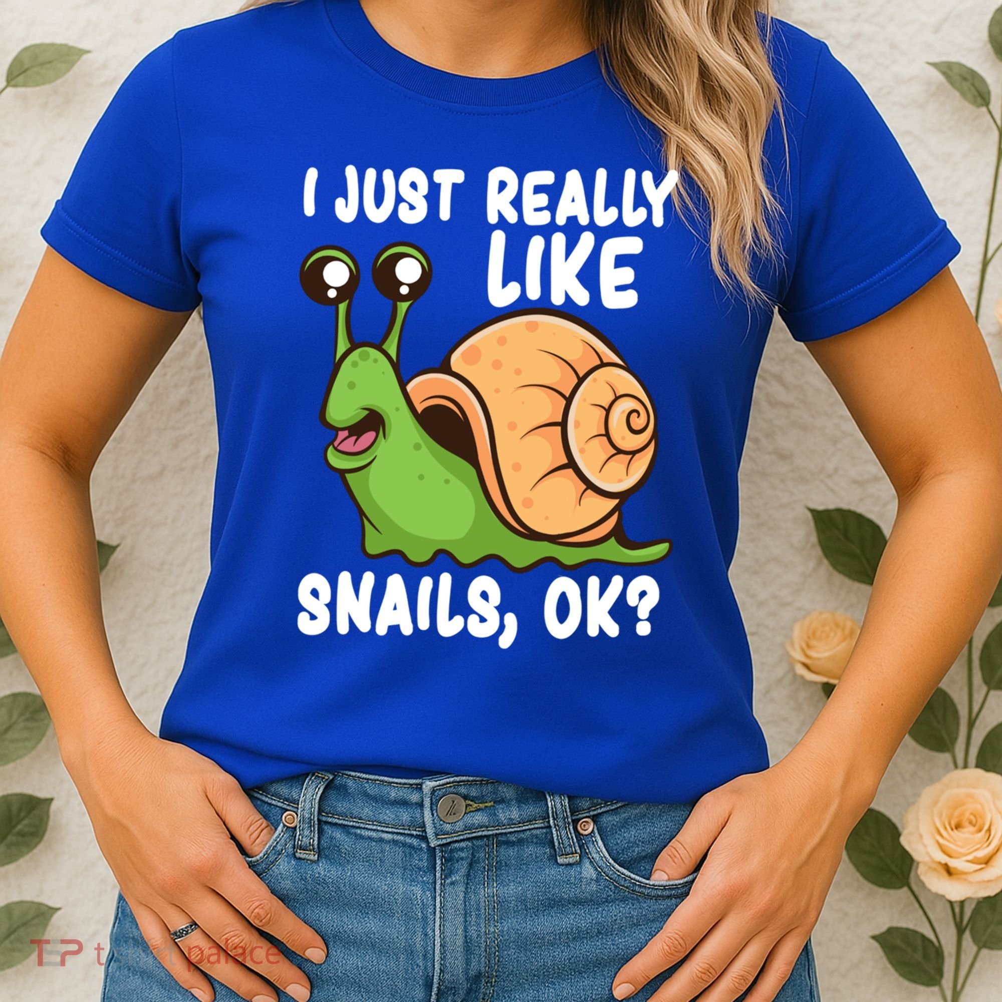 I Just Really Like Snails Ok Funny Snail Lover Gift Great Gift Women's T-Shirt
