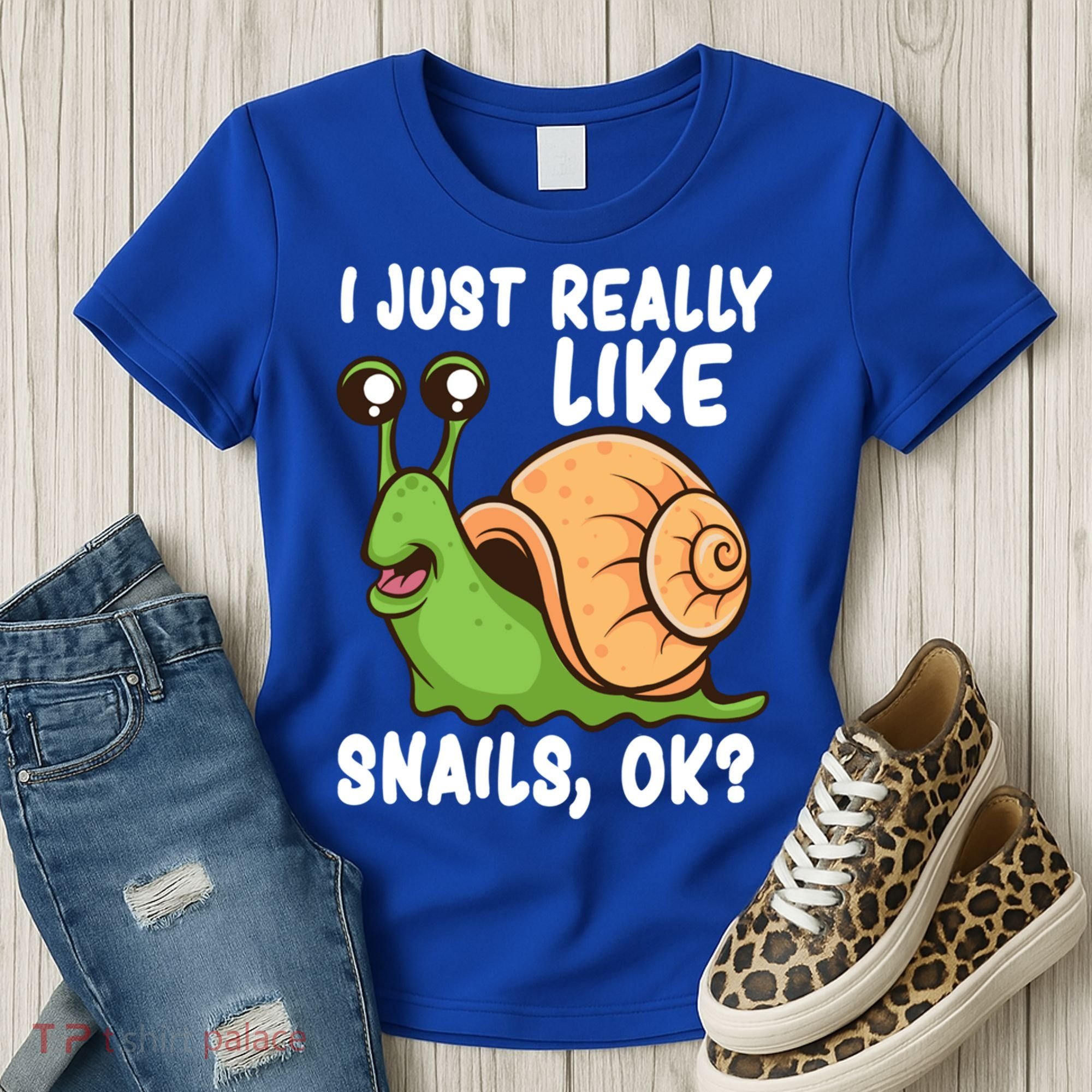 I Just Really Like Snails Ok Funny Snail Lover Gift Great Gift Women's T-Shirt