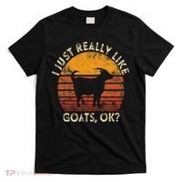 I Just Really Like Goats Farmer Farm Animal Goat Lover Gift T-Shirt thumb 0