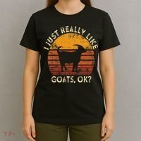 I Just Really Like Goats Farmer Farm Animal Goat Lover Gift T-Shirt thumb 4