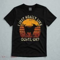 I Just Really Like Goats Farmer Farm Animal Goat Lover Gift T-Shirt thumb 5