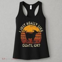 I Just Really Like Goats Farmer Farm Animal Goat Lover Gift Women's Tank Top thumb 3