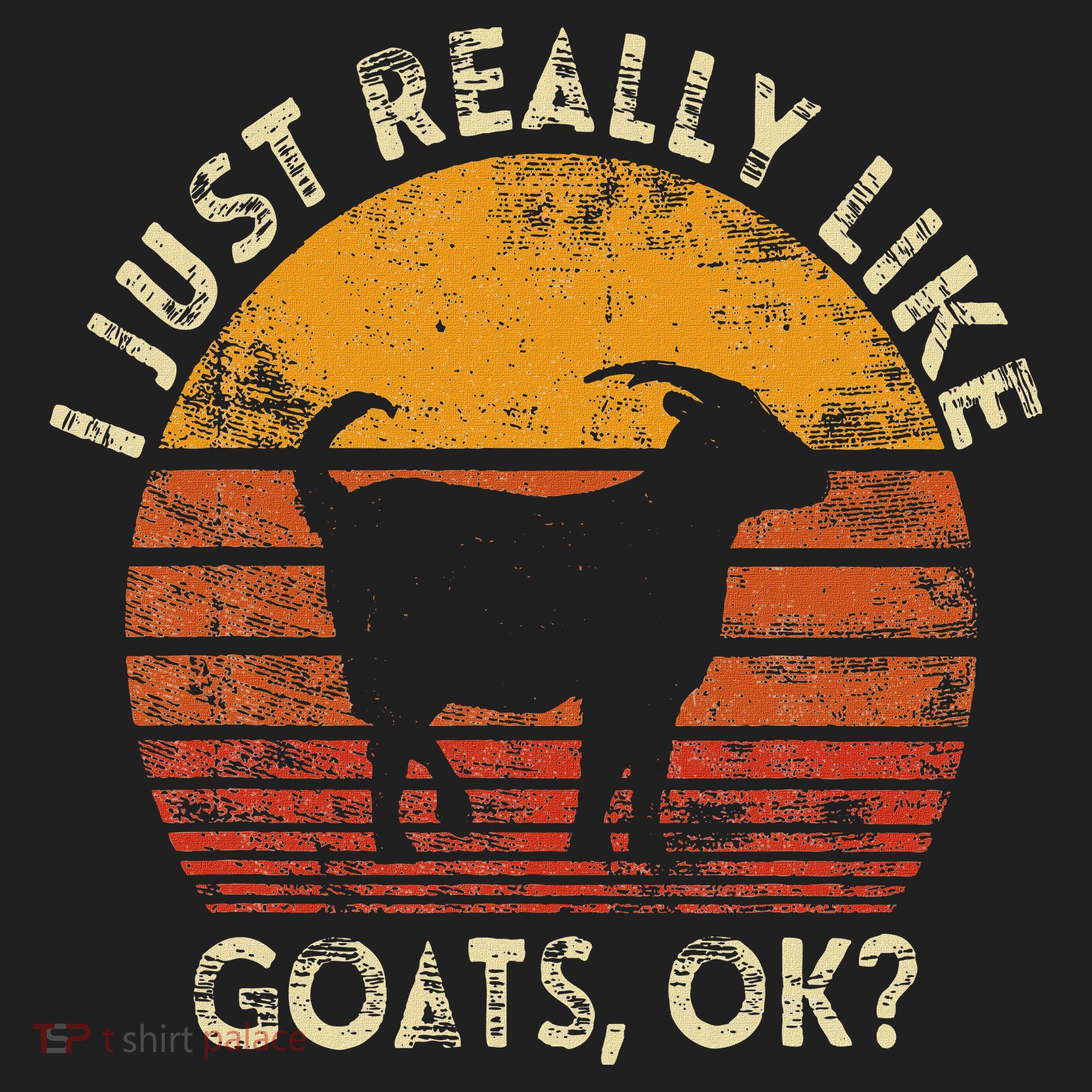 I Just Really Like Goats Farmer Farm Animal Goat Lover Gift Golf Towel