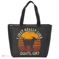 I Just Really Like Goats Farmer Farm Animal Goat Lover Gift Tote Bag thumb 0