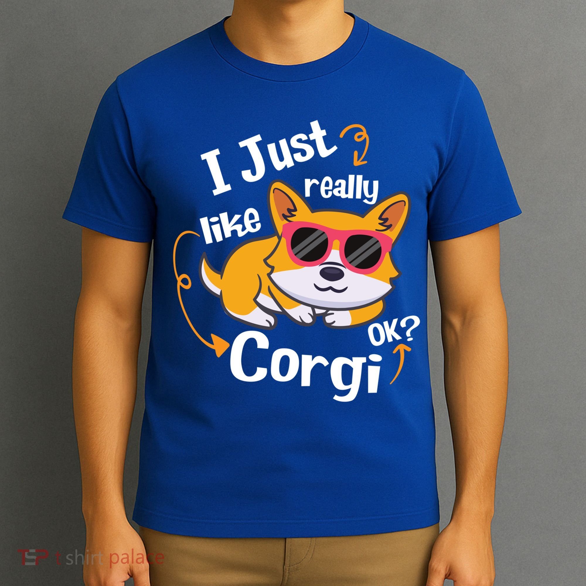 I Just Really Like Corgi Ok? Funny Corgi Dog Puppy Lover Gift T-Shirt