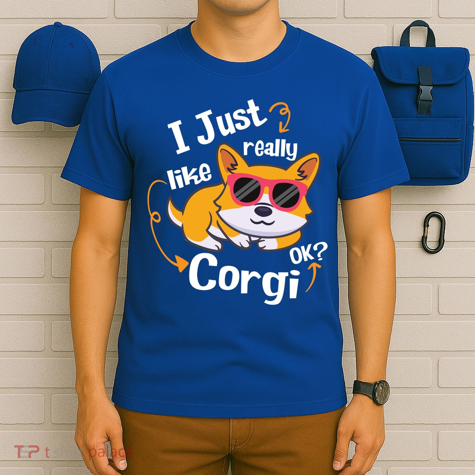 I Just Really Like Corgi Ok? Funny Corgi Dog Puppy Lover Gift T-Shirt