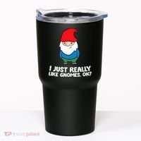 I Just Really Like Gnomes, Ok? Garden Gnome Premium Tumbler thumb 0