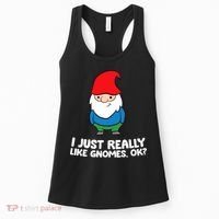 I Just Really Like Gnomes, Ok? Garden Gnome Premium Women's Tank Top thumb 0