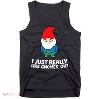 I Just Really Like Gnomes, Ok? Garden Gnome Premium Tank Top thumb 0