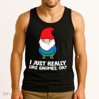 I Just Really Like Gnomes, Ok? Garden Gnome Premium Tank Top thumb 3