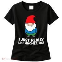 I Just Really Like Gnomes, Ok? Garden Gnome Premium Women's T-Shirt thumb 0