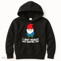 I Just Really Like Gnomes, Ok? Garden Gnome Premium Kids Hoodie thumb 0