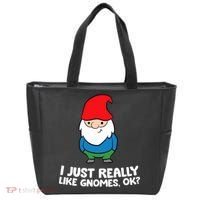 I Just Really Like Gnomes, Ok? Garden Gnome Premium Tote Bag thumb 0