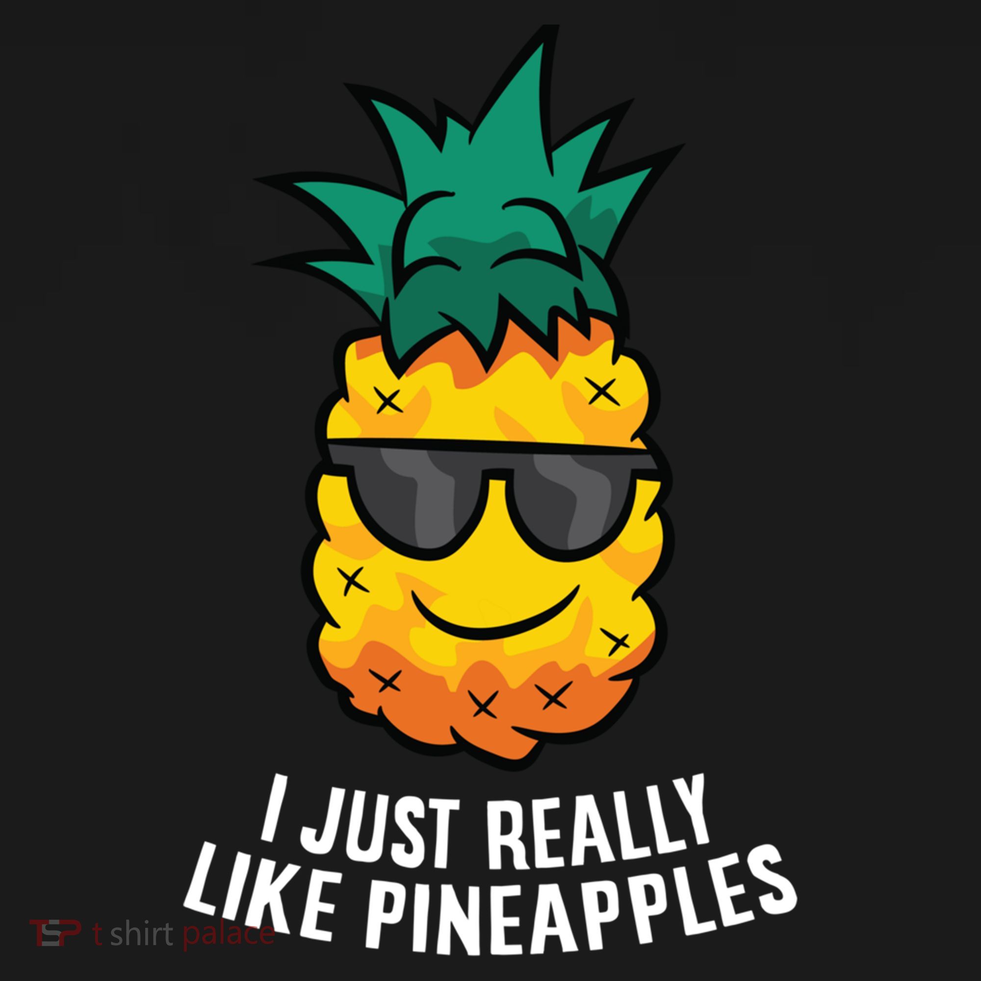 I Just Really Like Pineapples Cute Pineapple Summer Funny Gift Ornament