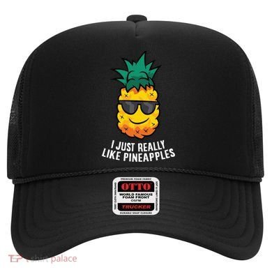I Just Really Like Pineapples Cute Pineapple Summer Funny Gift Hat