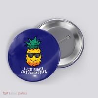 I Just Really Like Pineapples Cute Pineapple Summer Funny Gift Button thumb 0