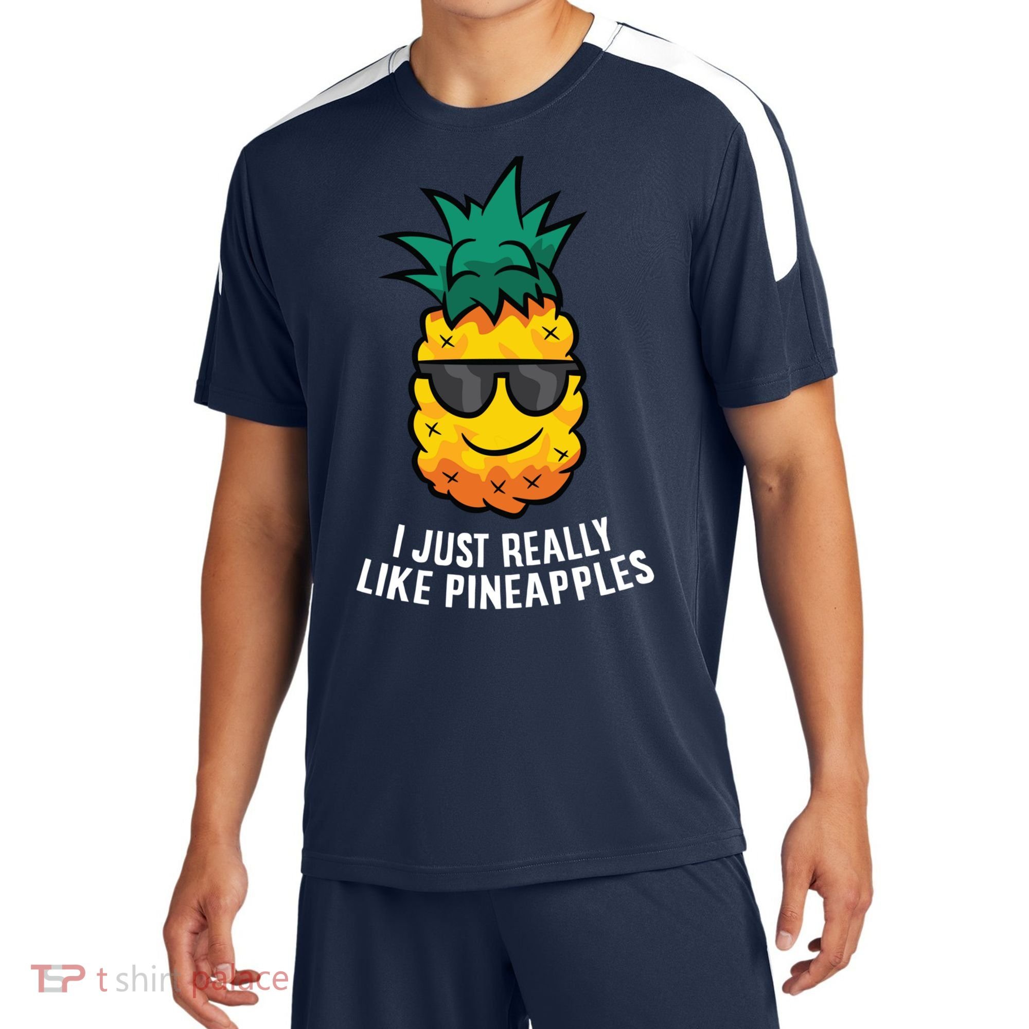 I Just Really Like Pineapples Cute Pineapple Summer Funny Gift Sport-Tek Competitor United Soccer Jersey