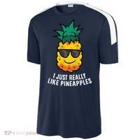 I Just Really Like Pineapples Cute Pineapple Summer Funny Gift Sport-Tek Competitor United Soccer Jersey thumb 2