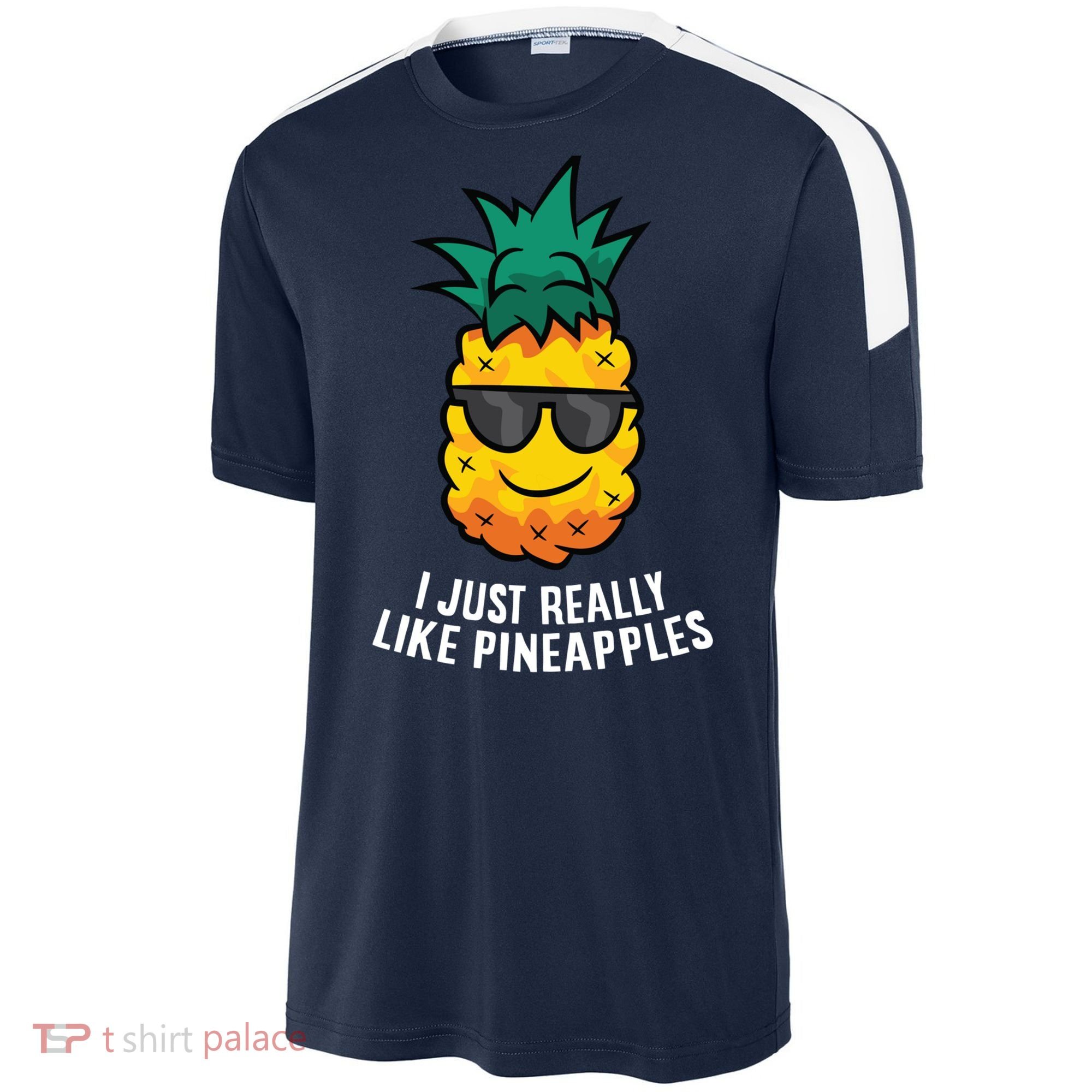I Just Really Like Pineapples Cute Pineapple Summer Funny Gift Sport-Tek Competitor United Soccer Jersey