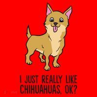 I Just Really Like Chihuahuas Ok? Cute Chihuahua Great Gift Santa Hat thumb 1