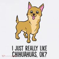 I Just Really Like Chihuahuas Ok? Cute Chihuahua Great Gift Polo thumb 3