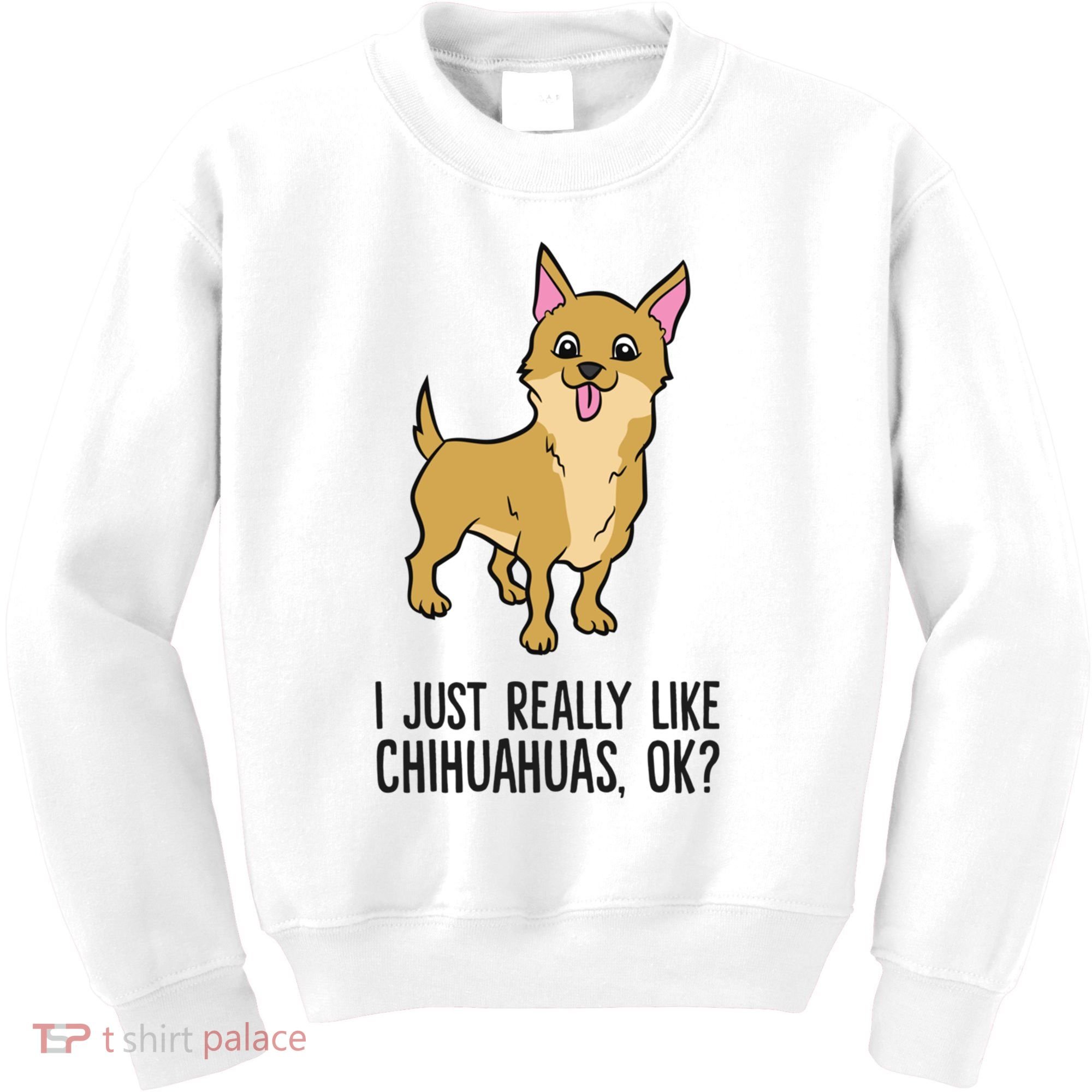 I Just Really Like Chihuahuas Ok? Cute Chihuahua Great Gift Kids Sweatshirt