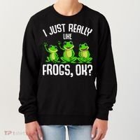 I Just Really Like Frogs Women's Sweatshirt thumb 0